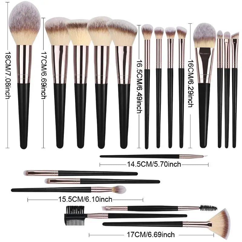 Kit de Pincéis de Maquilhagem